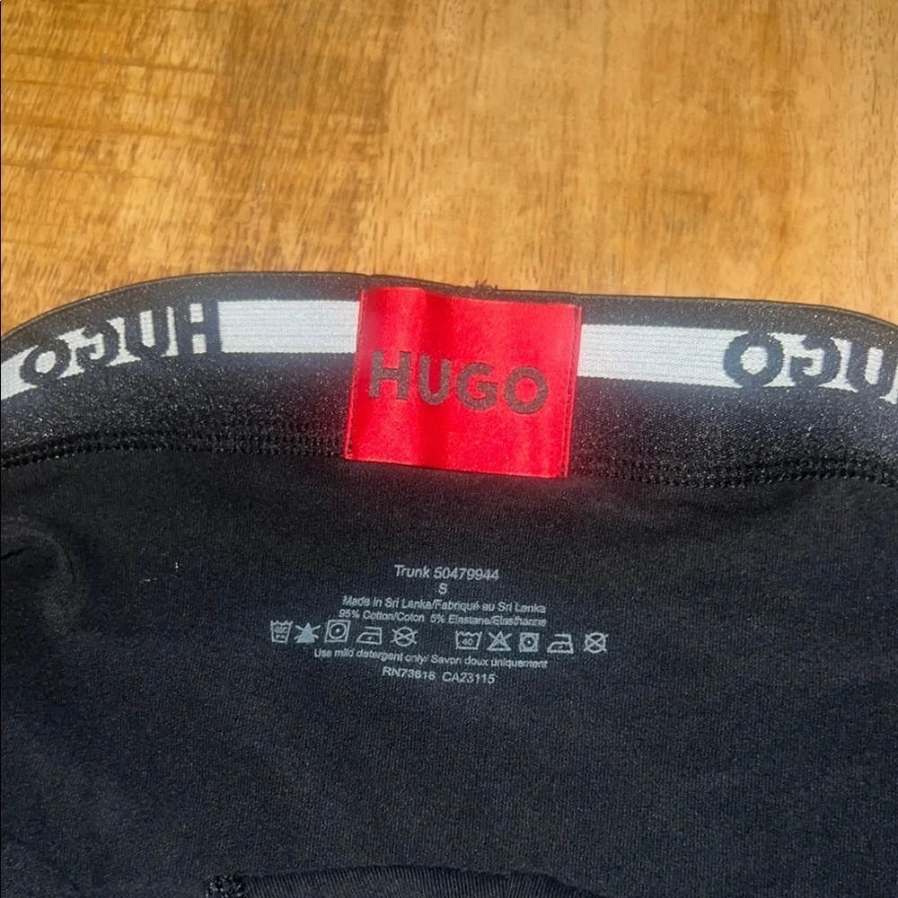 HUGO Black Boxer Briefs Premium Comfort